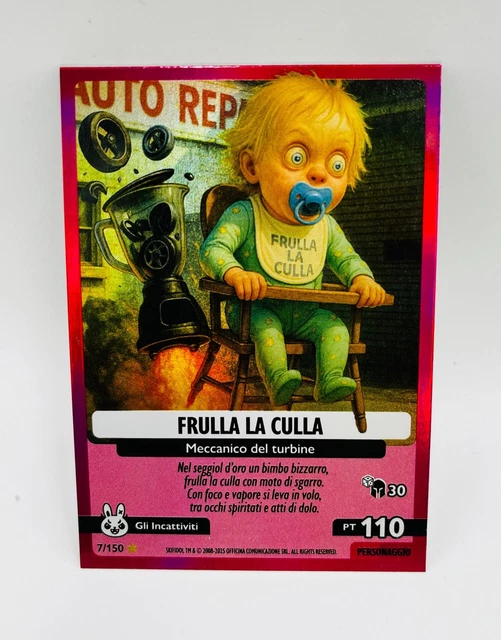 Skifidol Italian Brainrot Cosmic Hallucination TCG - 24 Pacchetti, Collezione 150 Carte, 1 Olografica Per Pacchetto
