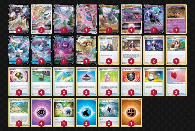 ARCEUS VSTAR ESPEON VMAX Pokemon Online Digital Deck Pokemon Card TCG