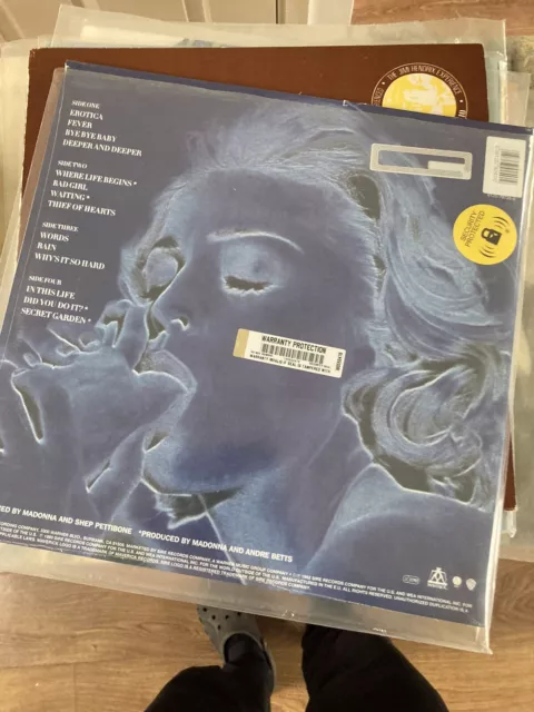 Madonna Erotica 2018 White Uk Vinyl Lp Sealed Limited Sainsburys Only Very Rare 2