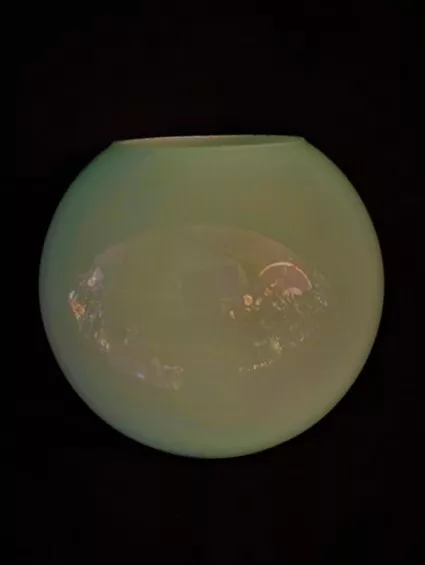 Replacement Globe / Lampshade / Ball Glass Blue Shade/Lamp H.5 7/8in