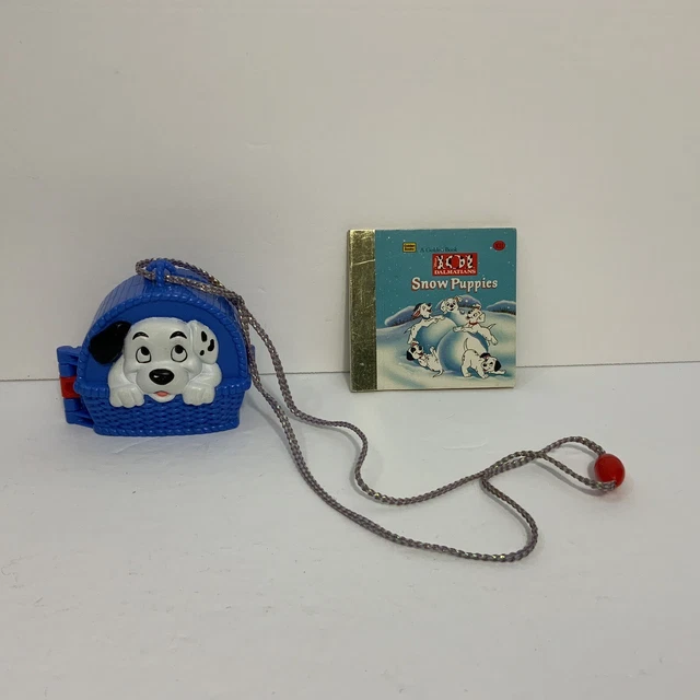 Vintage Disney 101 Dalmatians Once Upon A Time Locket Polly Pocket w/ Mini Book