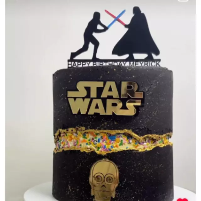 Personalised Star Wars Cake Topper