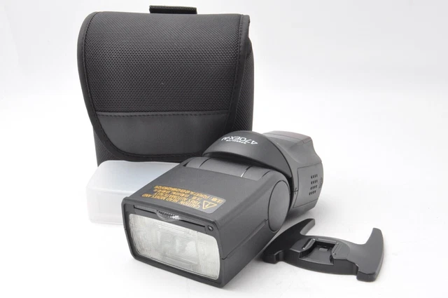 Canon 470EX-AI Speedlite Camera Flash W/Case, Stand from Japan [Excellent++]