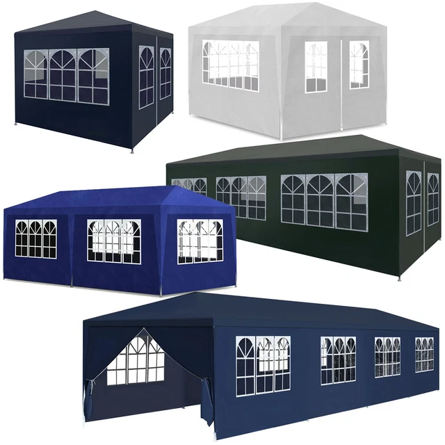 Partyzelt 3x3m - 3x12m Garten Pavillon Gartenzelt Bierzelt Festzelt Party Zelt