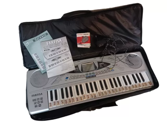 Tastiera farfisa SK500 con borsa e alimentatore (Pianola portatile professionale