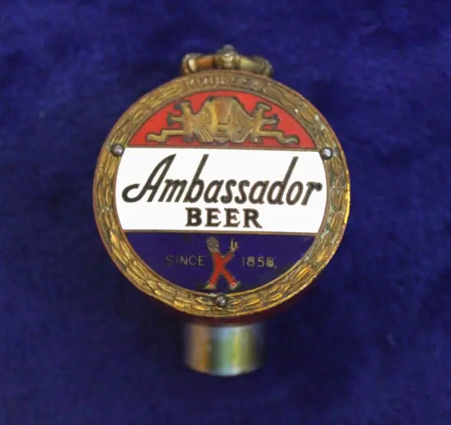 Krueger Ambassador Beer Ball Barrel Tap Handle Gear Shift Knob Accessory