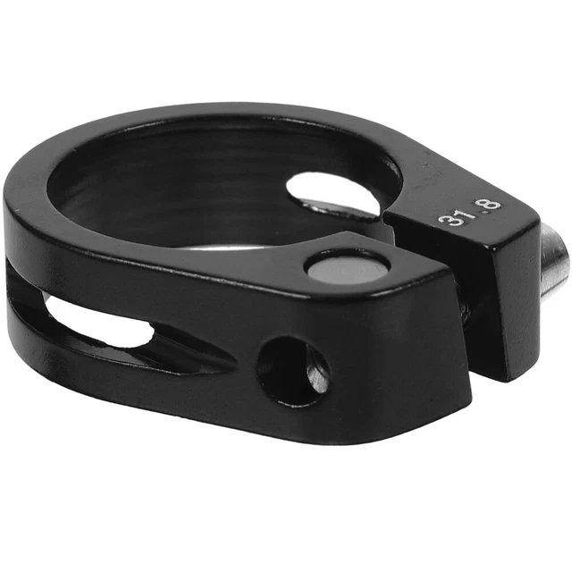 Collier De Serrage Vélo Zoom - 31,8/34,9 Mm - Pour Tige De Selle VTT/route - Fixation Rapide, Bleu, Aluminium