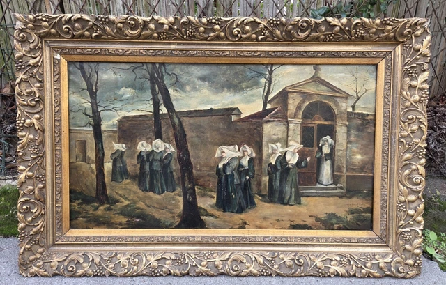 Peinture - Huile Sur Toile école Russe Vers 190
