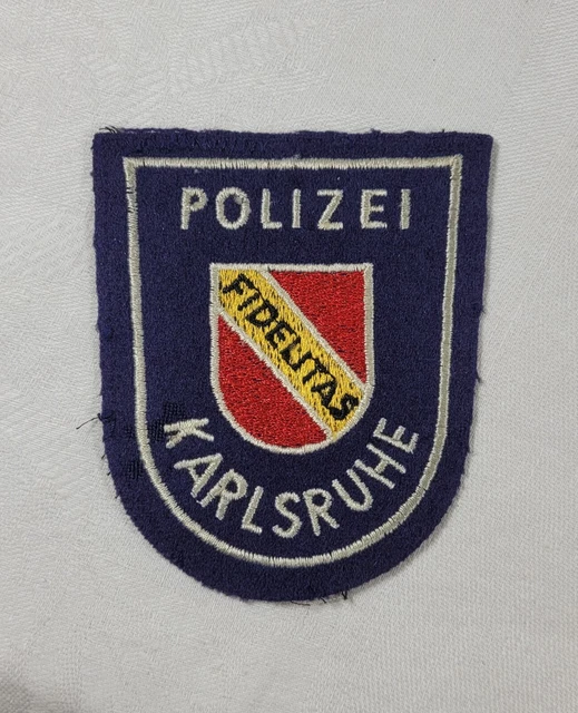 Toppa Termoadesiva U24 Stemma Karlsruhe 9x6 Cm, Ricamo Alta Qualità, Applicabile A Stiro O Cuci - 3