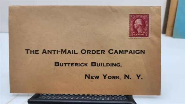 The Anti-Mail Order Campaign New York Uncancelled Adv. Cover OO