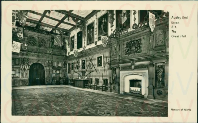 Audley End Great Hall Real Photo Ministry of Works