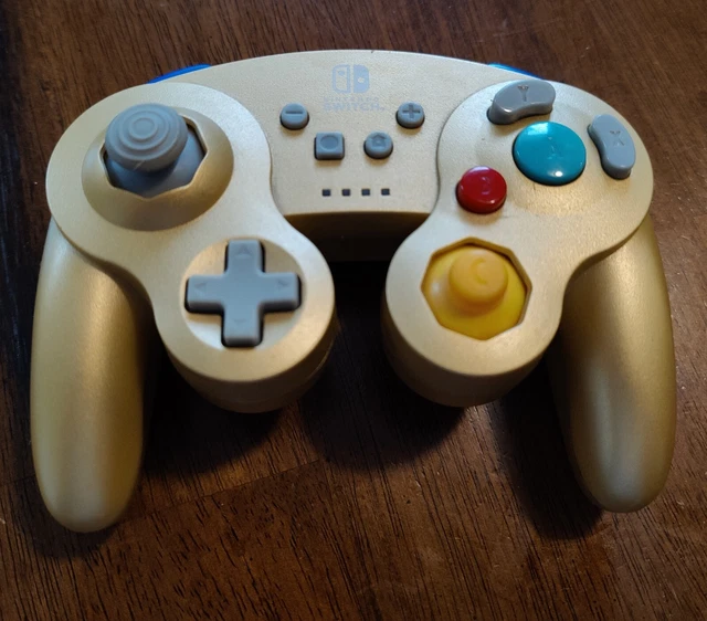 POWER A GAMECUBE Style Wireless Controller Nintendo Switch Gold No