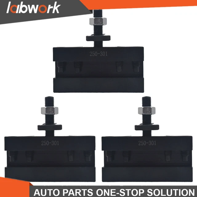 Labwork CXA #1 250-301 Turning Tool Holder Quick Change For 13-18" Lathe 3 Pcs
