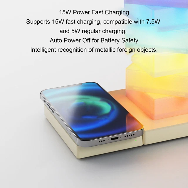 STACKABLE LED LAMP USB 5V Plug In RGB Touch Lamp For Bedroom £30.55