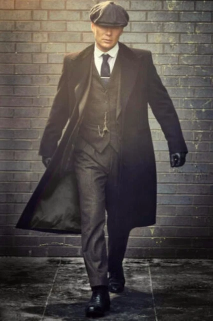 Peaky Blnders Thomas Shelby Cllan Murphy Wool Dress Vest For Men
