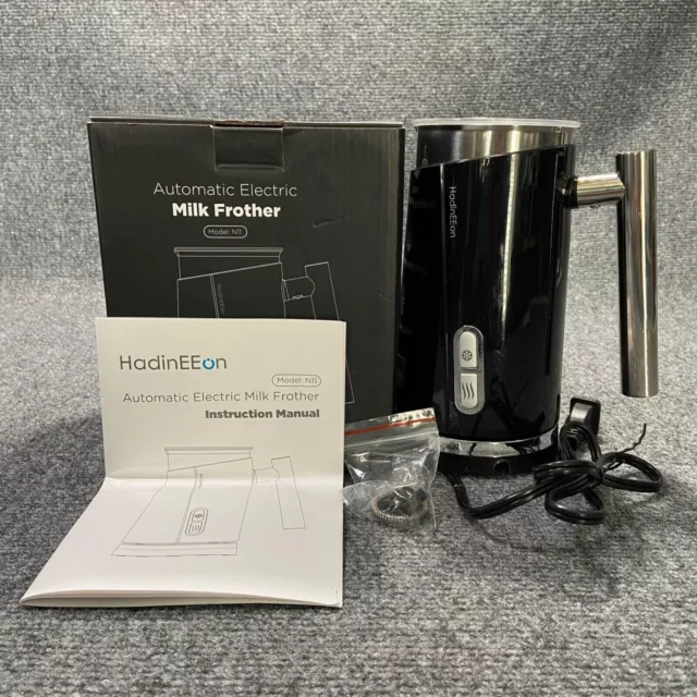 HadinEEon Variable Temperature Milk Frother, 13.5oz Electric Milk Frother  NEW
