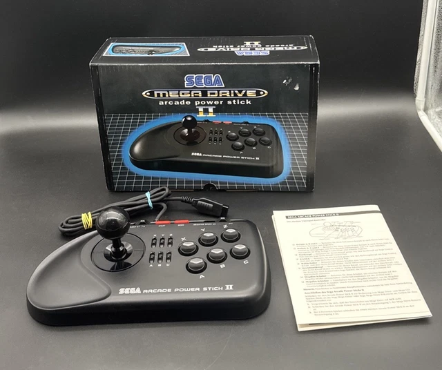 Manette Arcade Officielle SEGA Megadrive Power Stick - Occasion Fonctionnelle - Pour Console Rétro