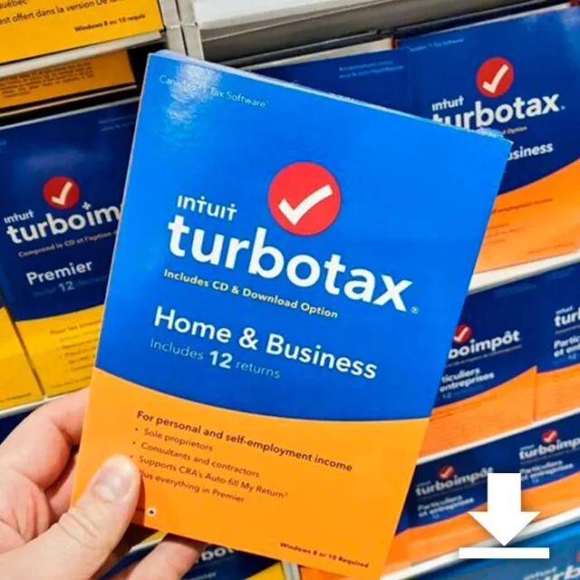 TurboTax Home & Business 2018 Tax Preparation Software for PC