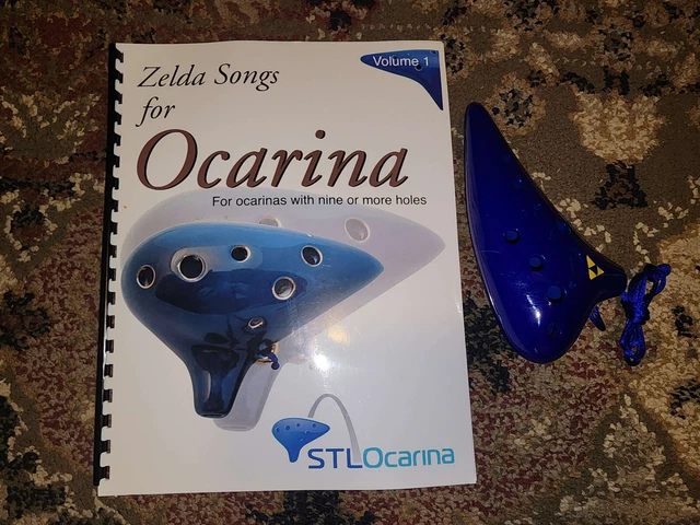 Never Used Zelda Orcarina with Song Book