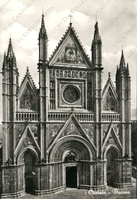 1964 ORVIETO Duomo facciata Terni Cartolina