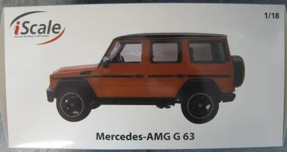 Mercedes-Benz G 63  sunsetbeam orange  iScale  1:18  Limitiert 600 Stück  NEU
