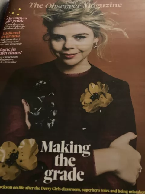 UK OBSERVER Magazine 3 December 2023 Saoirse Monica Jackson Viz Khan Derry Girls