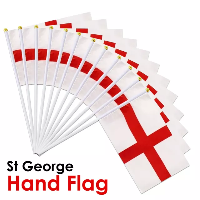 St George England Handheld Flags Royal Events Sports Street Party Hand Flag