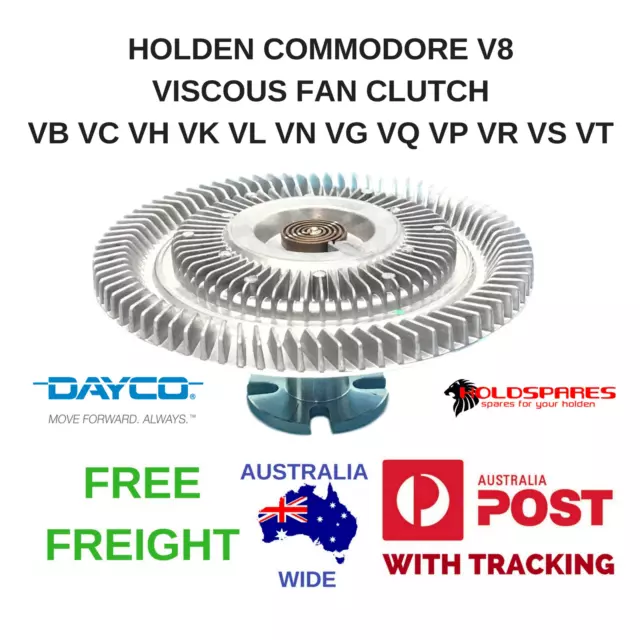 Holden V8 Commodore Viscous Fan Clutch Vb Vc Vh Vk Vl Vn Vg Vp Vq Vr Vs Vt