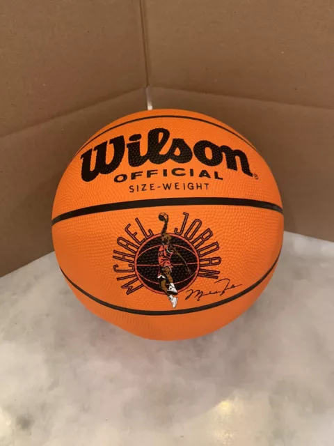 RARE MICHAEL JORDAN Wheaties Cereal Official Wilson NBA Basketball ...