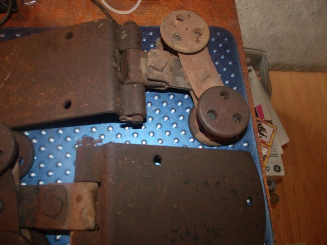Vintage Sliding Barn Door Rollers - set of 2