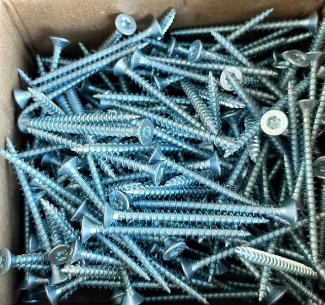 Vis à Bois - Tête Fraisée - Empreinte Torx - Bichromatée 6 X 200 Boite De 100 85262674