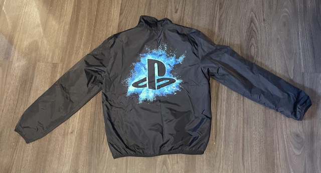 H&M Printed PlayStation Gamer Jacket Windbreaker US 12/14 Youth Coat