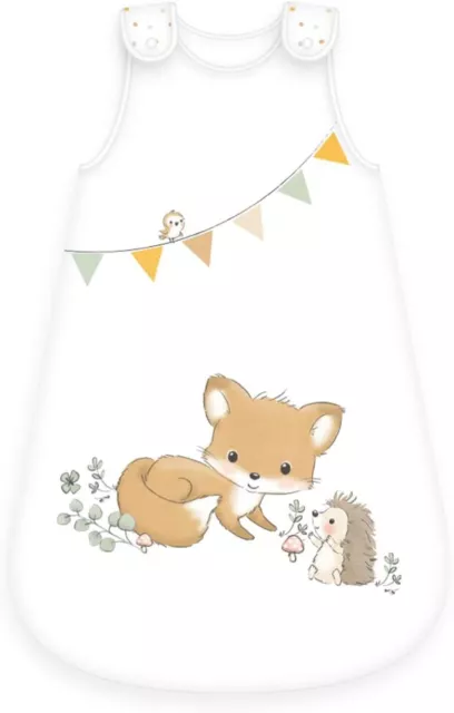 Herding Kinder Baby Schlafsack Waldfreunde Fuchs Igel  70x45 cm