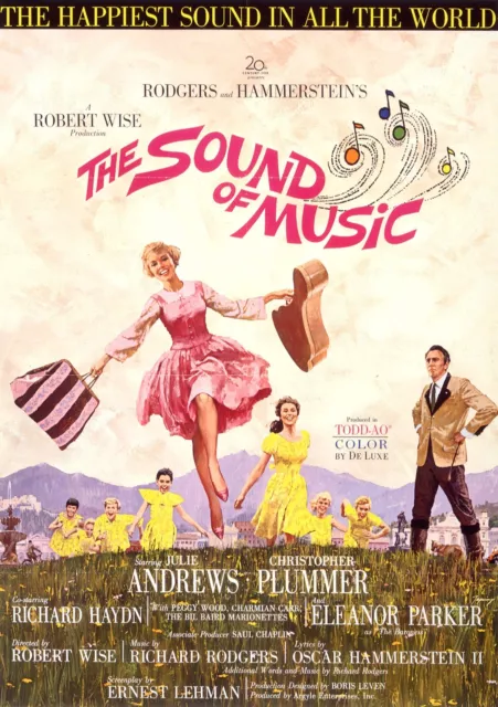 New The Sound Of Music Movie Poster Premium Wall Art Print Size A5-A1