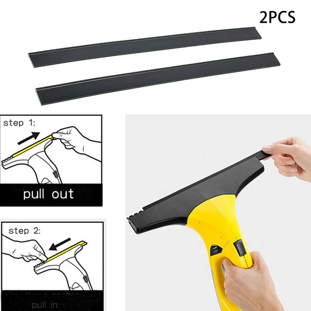 2 pezzi raschietto a lebi da traino 280 mm per Karcher WV50 WV60/WV2/WV5 pezzi di ricambio
