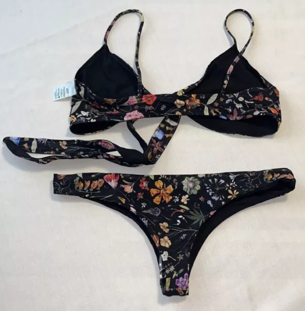 NWOT L*Space Women Chloe Liberty Love Wrap & Monique Bikini Bottom Sz L 3