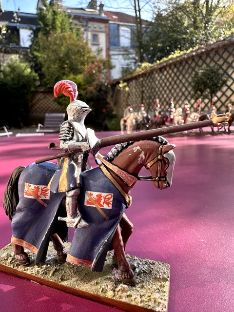 SOLDATS DE PLOMB DELPRADO, CAVALIER 54 Mm, Chasseur à Cheval De Nassau Premier Empire