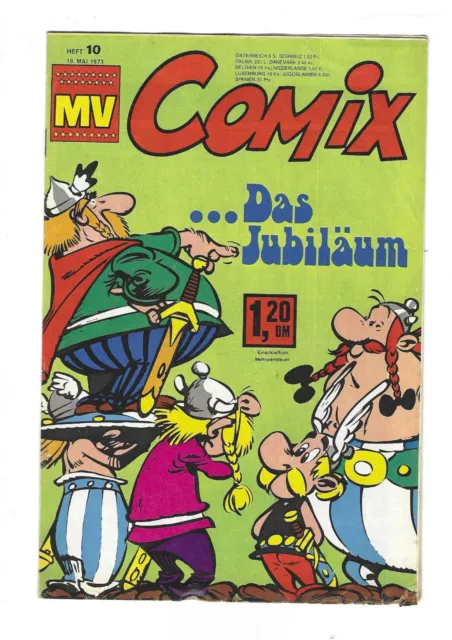 Mickyvision 1973 Heft 10  - MV Comix Ehapa Z1- mit Sammelmarke