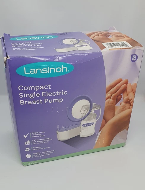 Lansinoh Breast Pump Compact Single Electric Breast Pump Breastfeeding Milk
