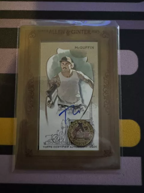 2023 Topps Allen and Ginter Framed Mini Autographs #MATM Tyson McGuffin AUTO