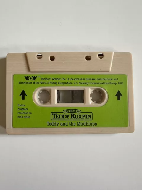 Vintage The World of Teddy Ruxpin Cassette Tape - Teddy and the Mudblups