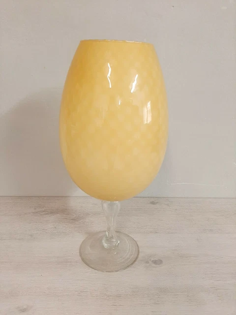 Vaso Di Vetro Sommerso Stile "Art Deco" Anni '70 - Foto 6