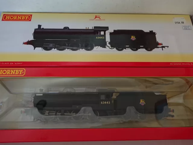 Hornby R3425 BR (Early) Class Q6 Locomotive No. "63443" DCC Ready NEW