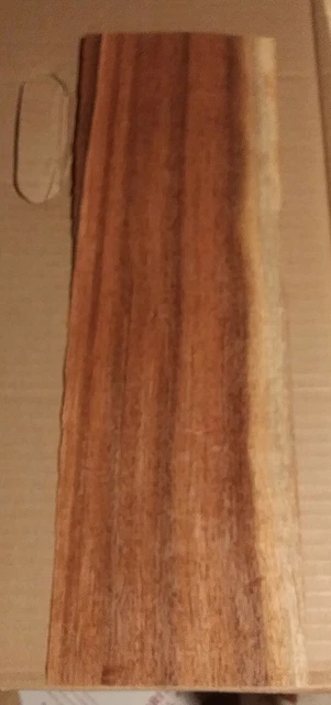 San Domingo rosewood veneer 5" x 15 1/2" and a crack raw wood