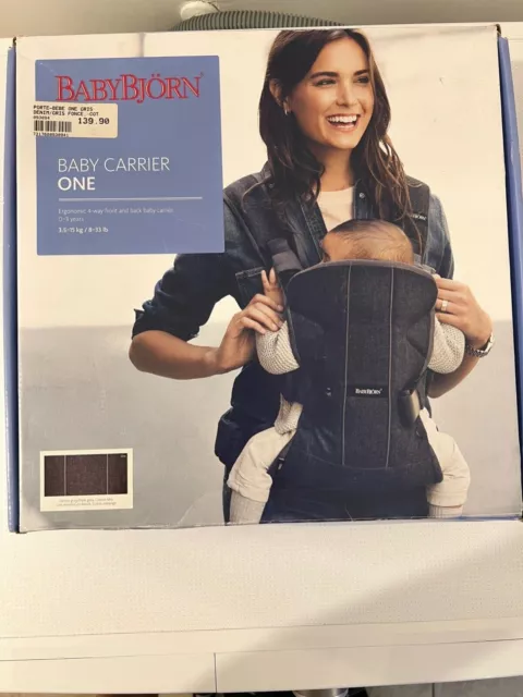 Babybjorn porte bébé noir trés peu utilisé carrier one