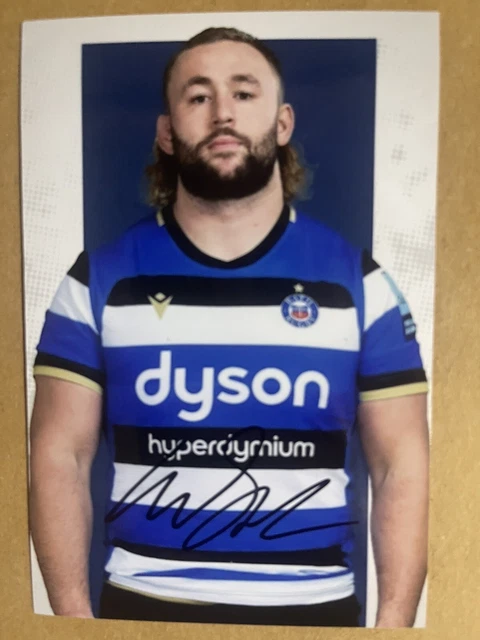 Will Stuart - Bath Rugby Signed 6x4 Photo
