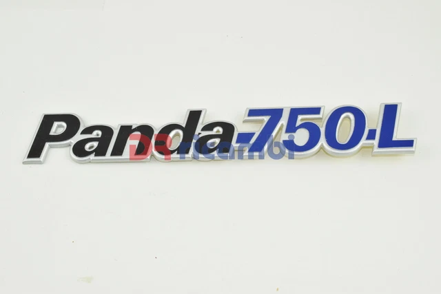 Set Autocollants Logo Fiat Panda Coffre Avant/arrière Rouge Carbone - Générique