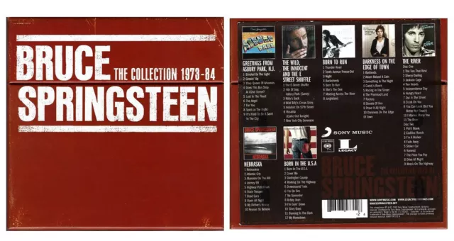 Rare Coffret 7 Cd Type Vynile Replica Bruce Springsteen The Collection 1973-84