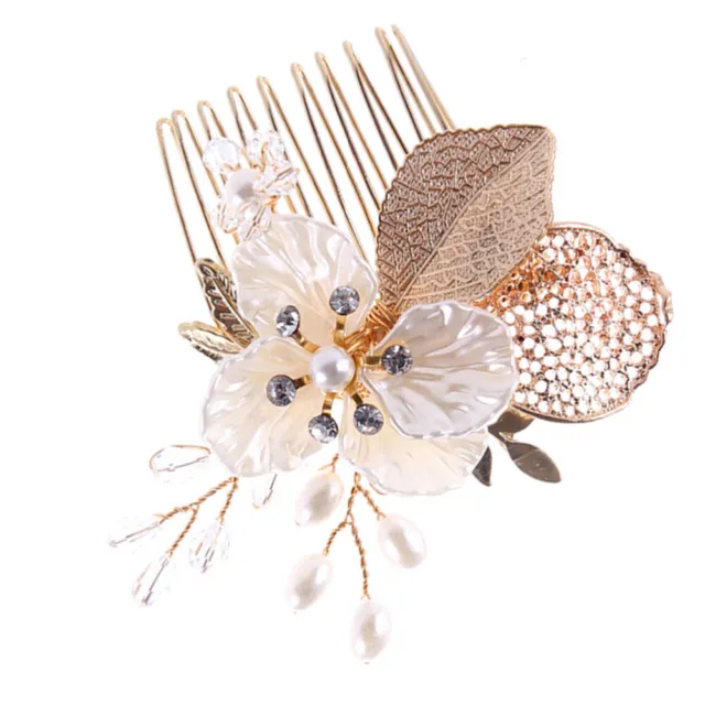 Women Hair Accessory Comb Crystal Rhinestone Pin Bridal Side Combs Miss Bride