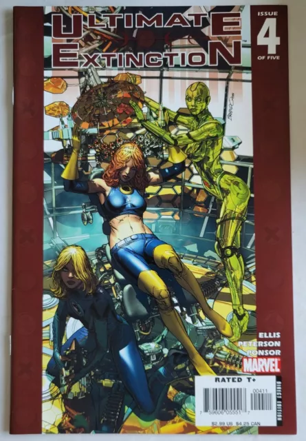 Marvel Comic Book....Ultimate Extinction #4, June 2006, Very Good Condition